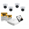 4-Channel IP 8MP 4 Cam HD500GB Video Surveillance Kit