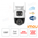 Caméra Wi-Fi Imou Cruiser Dual 10MP à double objectif couleur IR Imou Sense