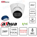 DAHUA DOME CAMERA-IP-2MP-VARIOUS VOCAL-WIZSENSE-WITH VIDEOANALYSIS