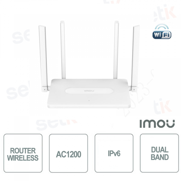 Imou Wireless Router - Dual Band AC 1200