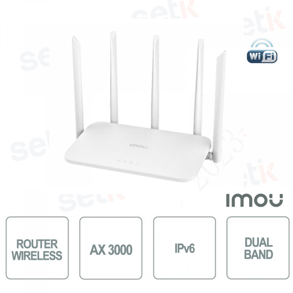 Imou Wireless Router - Dual Band 3 Gbps AX 3000