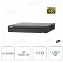 Dahua IP Professional NVR 16 Channels 12MP 4K Audio 1HDD VGA USB HDMI