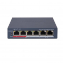 Switch réseau administrable - 4x ports PoE 10-100Mbps - 2x RJ45 10-100Mbps - Watchdog