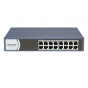 Network switch - 16 PoE 10/100Mbps ports - Plug & Play