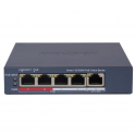 Switch réseau PoE intelligent - 4 ports PoE 10/100 Mbps, 1 port RJ45 10/100 Mbps