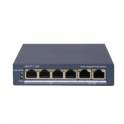 Managed network switch - 4 Gigabit PoE ports - 2 Gigabit RJ45 ports