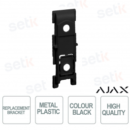 Ajax replacement bracket in black plastic metal