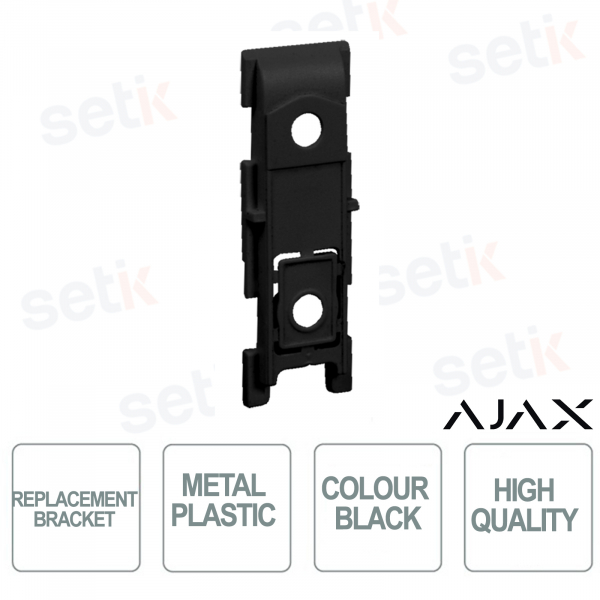 Ajax replacement bracket in black plastic metal