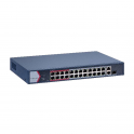 24 port network switch - 24 PoE 10/100M ports - 1 Gigabit combo port - 1 Gigabit RJ45 port