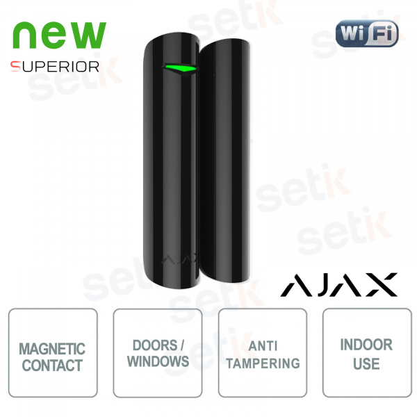 Ajax Superior DoorProtect S Contacto magnético inalámbrico para puerta/ventana 868 MHz Joyero con dos relés de láminas
