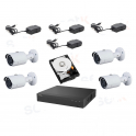 Imou Complete Promo Kit 8 Channels 2 MP PoE FULL HD + 4 Cams 1080P + HD 1TB Video Surveillance