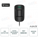 Ajax Superior MotionProtect Plus Fiber Black – Wired PIR Motion and Microwave Sensor