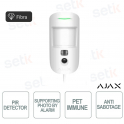 Ajax Superior MotionCam Fiber White – Wired PIR Motion Detector with Camera for Professional Alarm Verification