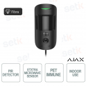 Ajax Superior MotionCam (PhOD) Fibre Noire – Capteur PIR filaire avec Photo à la demande et vérification avancée