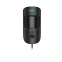 Detector de movimiento de fibra cableado para interiores Motioncam (PhOD) con sensor de microondas adicional Negro