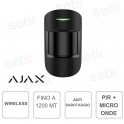 Ajax Superior Montion Protect Jeweller Plus - Wireless IR Motion Detector with Microwave Sensor - AJAX