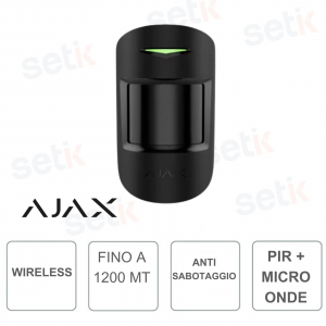 Ajax Superior Montion Protect Jeweller Plus - Wireless IR Motion Detector with Microwave Sensor - AJAX