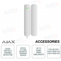 Door Protect Fiber - Grade 3 - Door opening detector - Detects impact, tilt, magnetic masking - White color