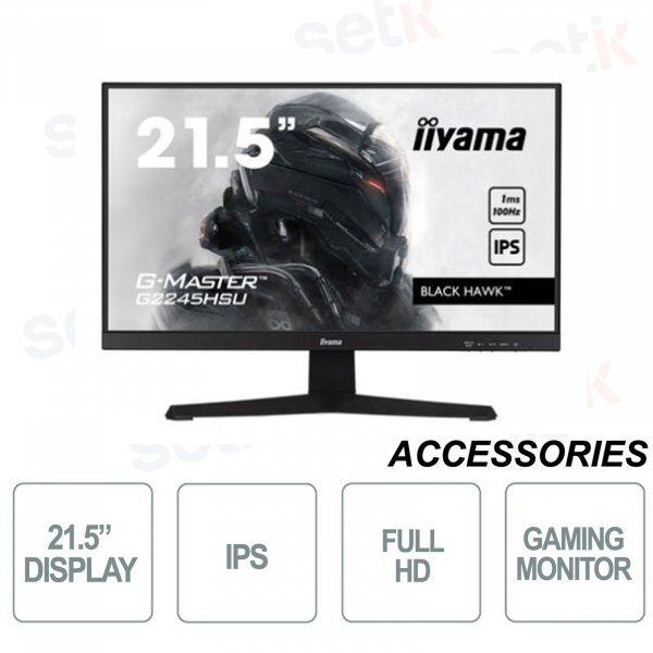 Black Hawk Gaming 21,5-Zoll-Full-HD-IPS-G-Master-Monitor – IIYAMA