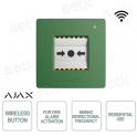 Ajax ManualCallPoint Jeweller Green – Wireless Manual Button for Alarms and Emergency Scenarios
