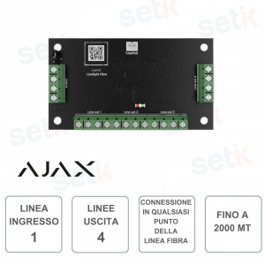 Superior LineSplit Fiber - AJAX module for splitting a fiber line into four lines