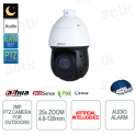 Telecamera IP POE ONVIF® PTZ - Zoom 25x 4.8 mm–120 mm - 2MP