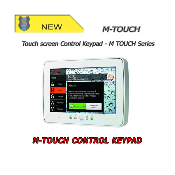 Touchscreen-Tastatur für Absoluta-Bentel-Steuergeräte