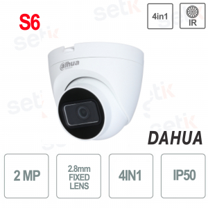 4in1 2MP 2.8mm ir30 ip50 DOME camera - S6