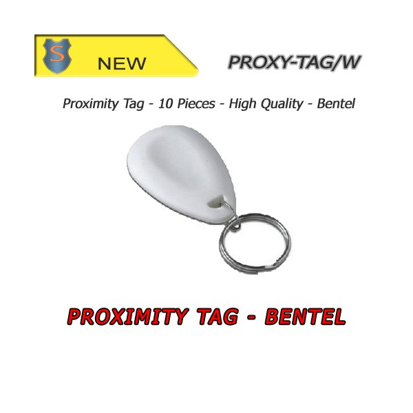 10x Proximity tags - White - Bentel