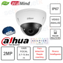 DAHUA-2MP-DOME CAMERA Vari-focal 2.7-13.5mm - Vandal-proof