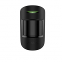 Drahtloser IR-Bewegungs- und Glasbruchmelder mit Mikrofon – Superior-Version – schwarze Farbe