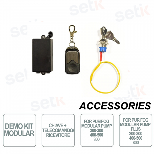 Demo kit Modular (chiave + telecomando/ricevitore) - UR FOG