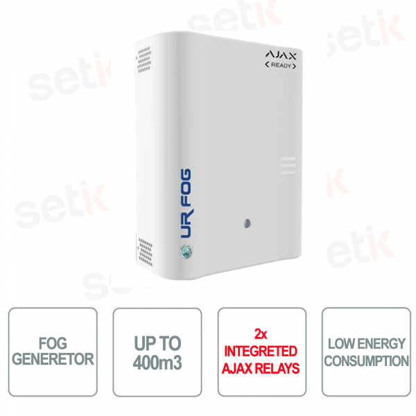 Fog alarm - MODULAR 400 AJAX READY - 2 Ajax relays included - Up to 400m3 - UR FOG