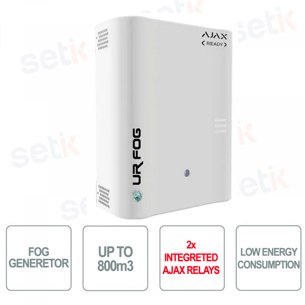 Fog alarm - MODULAR 800 AJAX READY - 2 Ajax relays included - Up to 800m3 - UR FOG