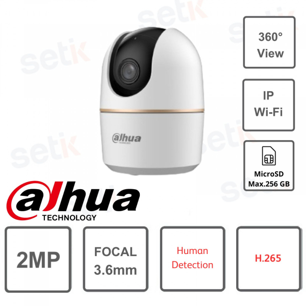 Hero Telecamera Dahua da interno 2MP Ottica 3.6mm Wi-Fi / IP
