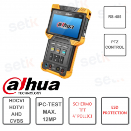 TESTEUR MULTIFONCTION POUR CAMÉRAS IP-HDCVI-AHD-TVI-CVBS