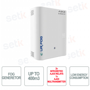 Alarma de niebla - MODULAR 400 AJAX READY - 2 relés Ajax + 1 Multitransmisor AJAX incluido - Hasta 400m3 - UR FOG