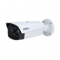 IP POE ONVIF hybrid outdoor camera - 6mm 4MP visible optics - 13mm thermal - Artificial intelligence