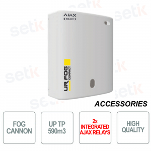 UR FOG - Fog generator - Up to 390m3 - 2 Ajax relays included - Plastic cover