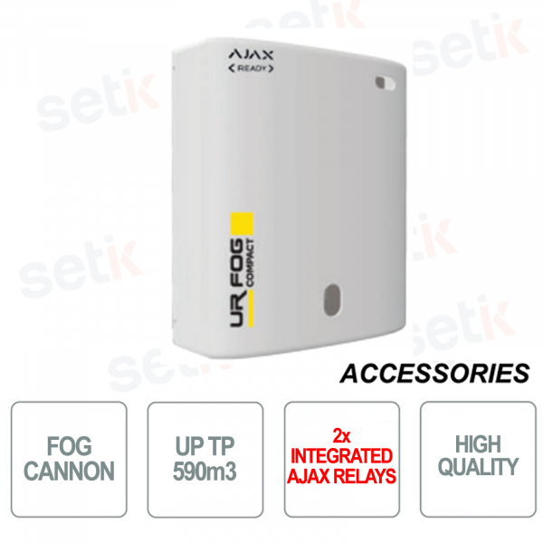 UR FOG - Fog generator - Up to 390m3 - 2 Ajax relays included - Plastic cover