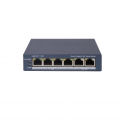 Switch intelligent réseau POE - Gigabit - 4 ports POE Gigabit et 2 ports Gigabit RJ45