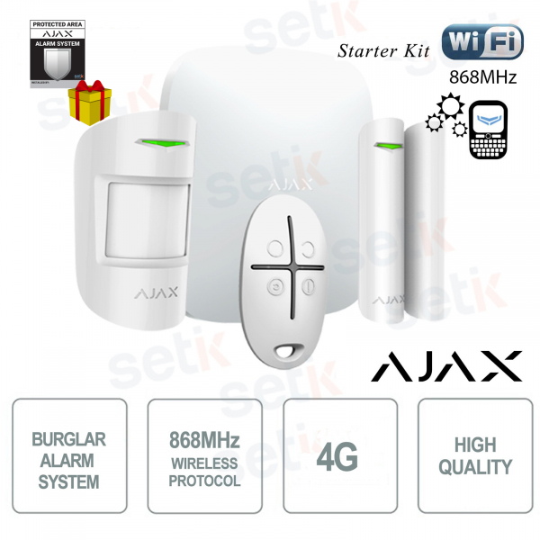 Kit d'alarme sans fil sans fil AJAX Professional 4G