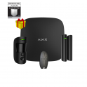AJAX Kit de Alarma Inalámbrico Profesional GPRS/Ethernet dual-SIM 4G Color Negro