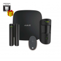 Kit de Alarma Inalámbrico Profesional AJAX GPRS/Ethernet 2SIM 2G Versión Negra