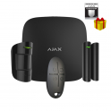 Kit de Alarma GPRS/Ethernet Inalámbrico Profesional AJAX Negro