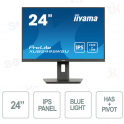 Monitor ProLite 24” IPS FULL HD 4ms Altavoz sin parpadeo OverDrive On/Off Tiene + Pivote – IIYAMA