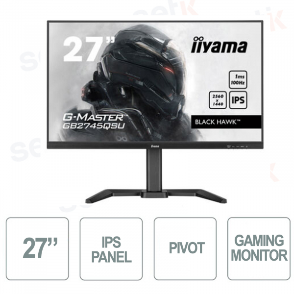 27" 3,7 MP FULL HD G-Master Pivot Gaming-Monitor - IIYAMA
