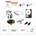 4-Channel 1080P Video Surveillance Kit 2 HD Cameras - Home Series - Setik