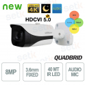 Dahua 8MP 4K 3.6mm Starlight Audio camera