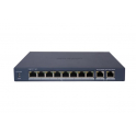 Conmutador de Red HIKVISION 8 Puertos Poe-2 Puertos Gigabit RJ45